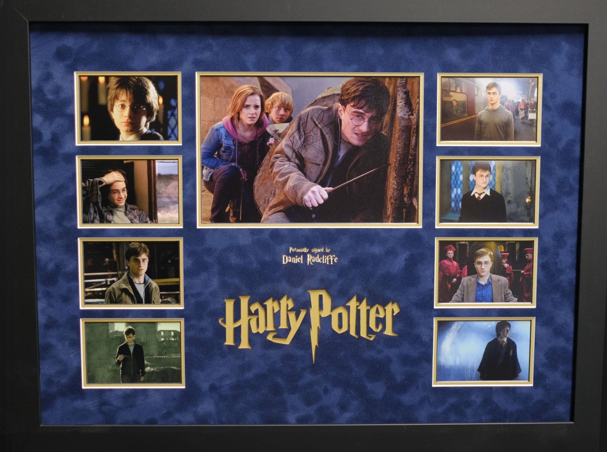 Harry potter signed photo by Daniel Radcliffe - Memorabilia Framers Shop